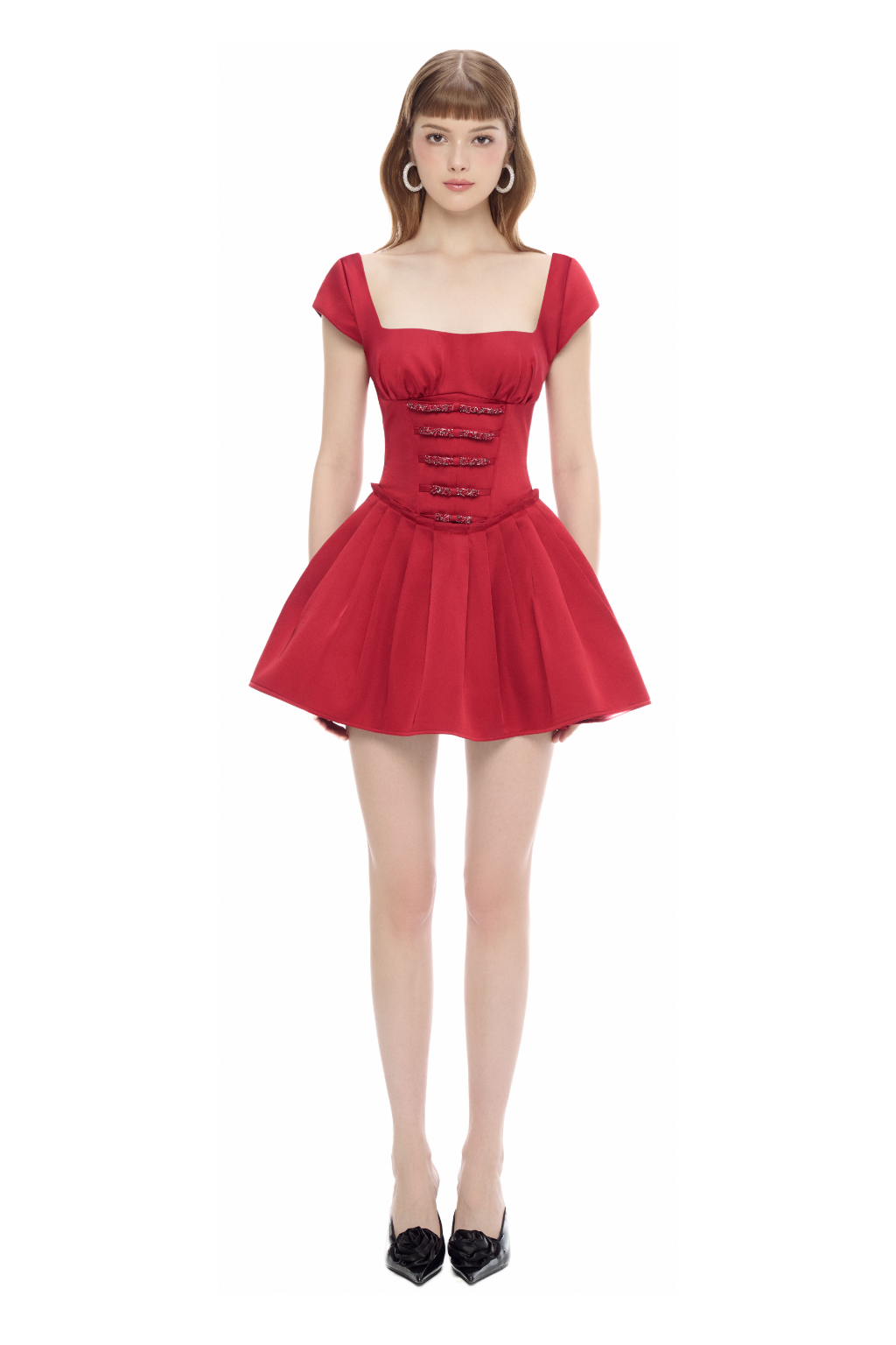 Hazel Dress (red)