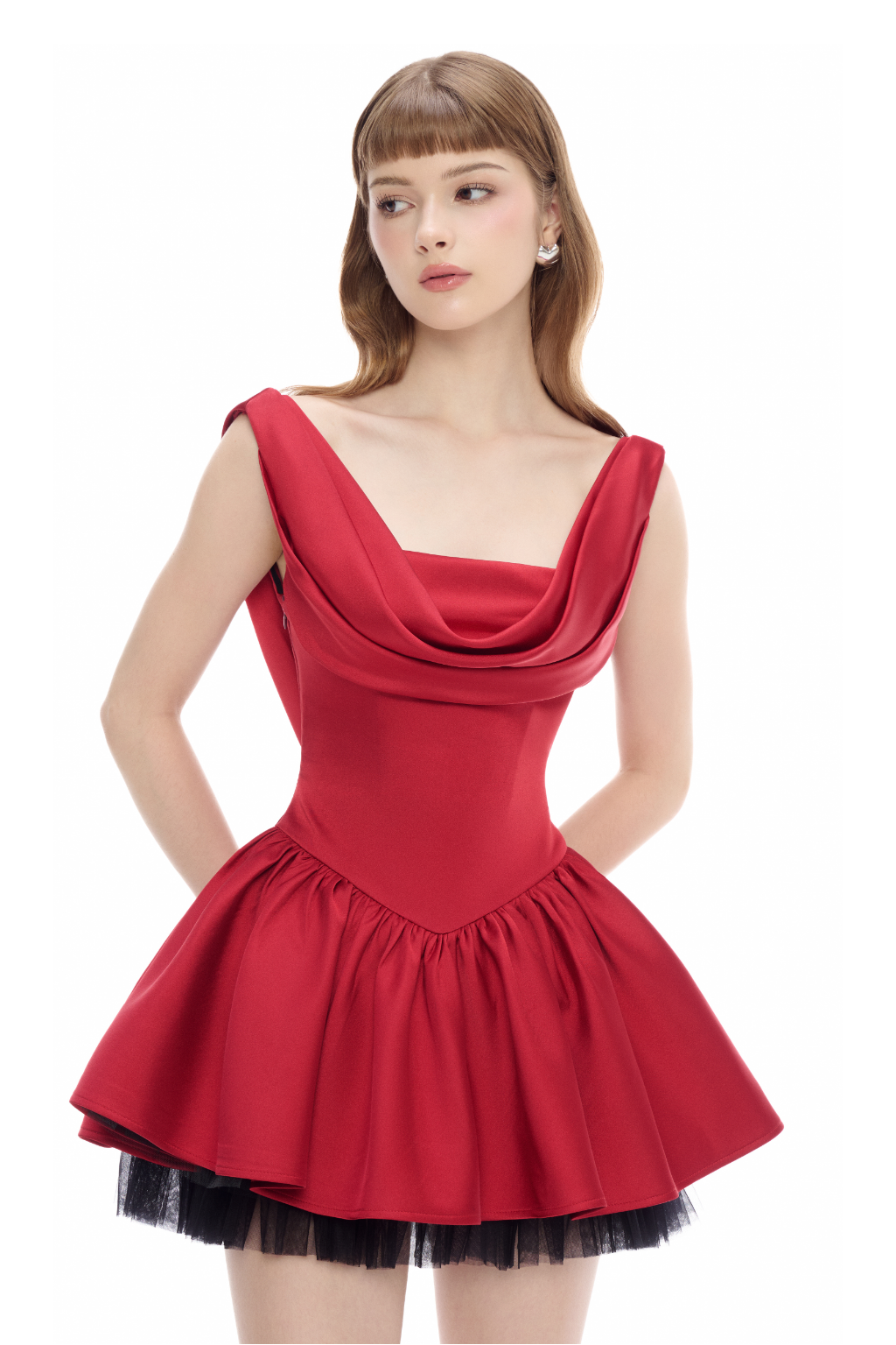 Cherie Dress (red)