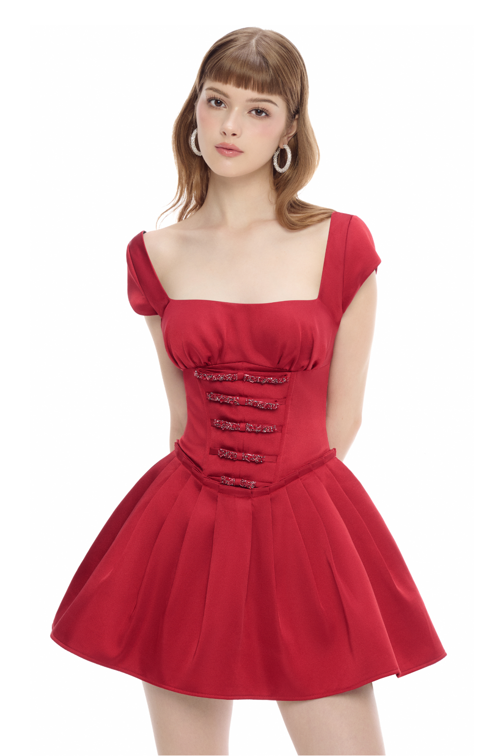 Hazel Dress (red)