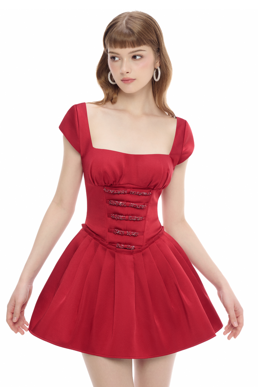 Hazel Dress (red)